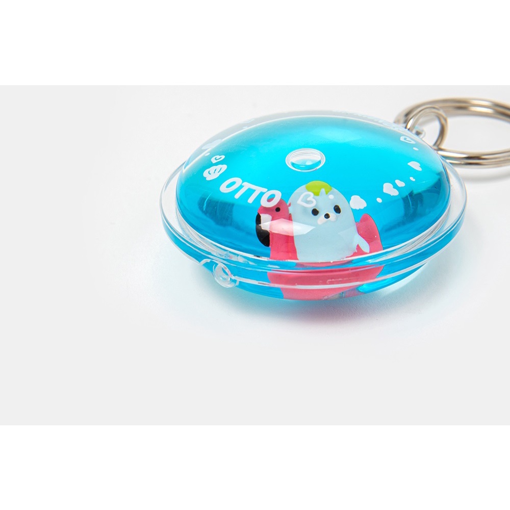 Móc Khóa Nước ARTBOX Hàn Quốc Hình Chú Hải Cẩu Otto Ngồi Trên Phao Hạc Dễ Thương