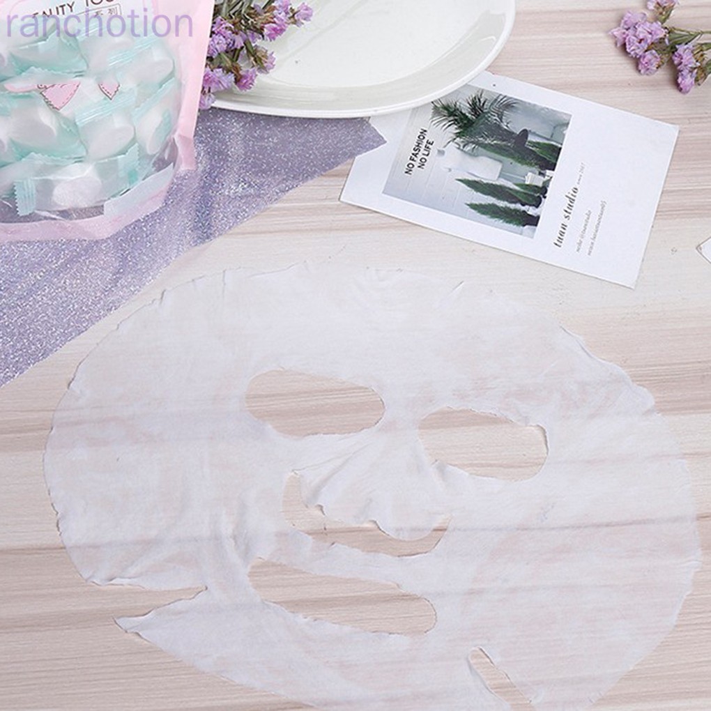 (Hàng Mới Về) Set 30 Mặt Nạ Nén Chất Liệu Cotton Không Dệt Tự Chăm Sóc Da Mặt | BigBuy360 - bigbuy360.vn