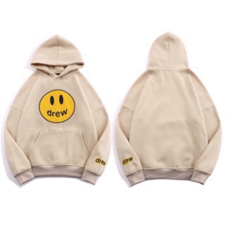 (Hot TREND) áO Hoodie DREW in Mặt cười và in Chữ Nam Nữ Thu đông vải Nỉ dày dặn | BigBuy360 - bigbuy360.vn