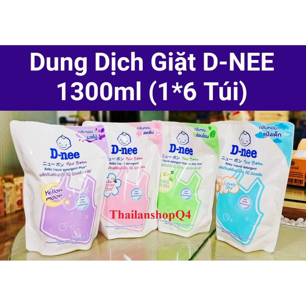 HCM- Nước giặt dnee túi 1300ml Thái lan.