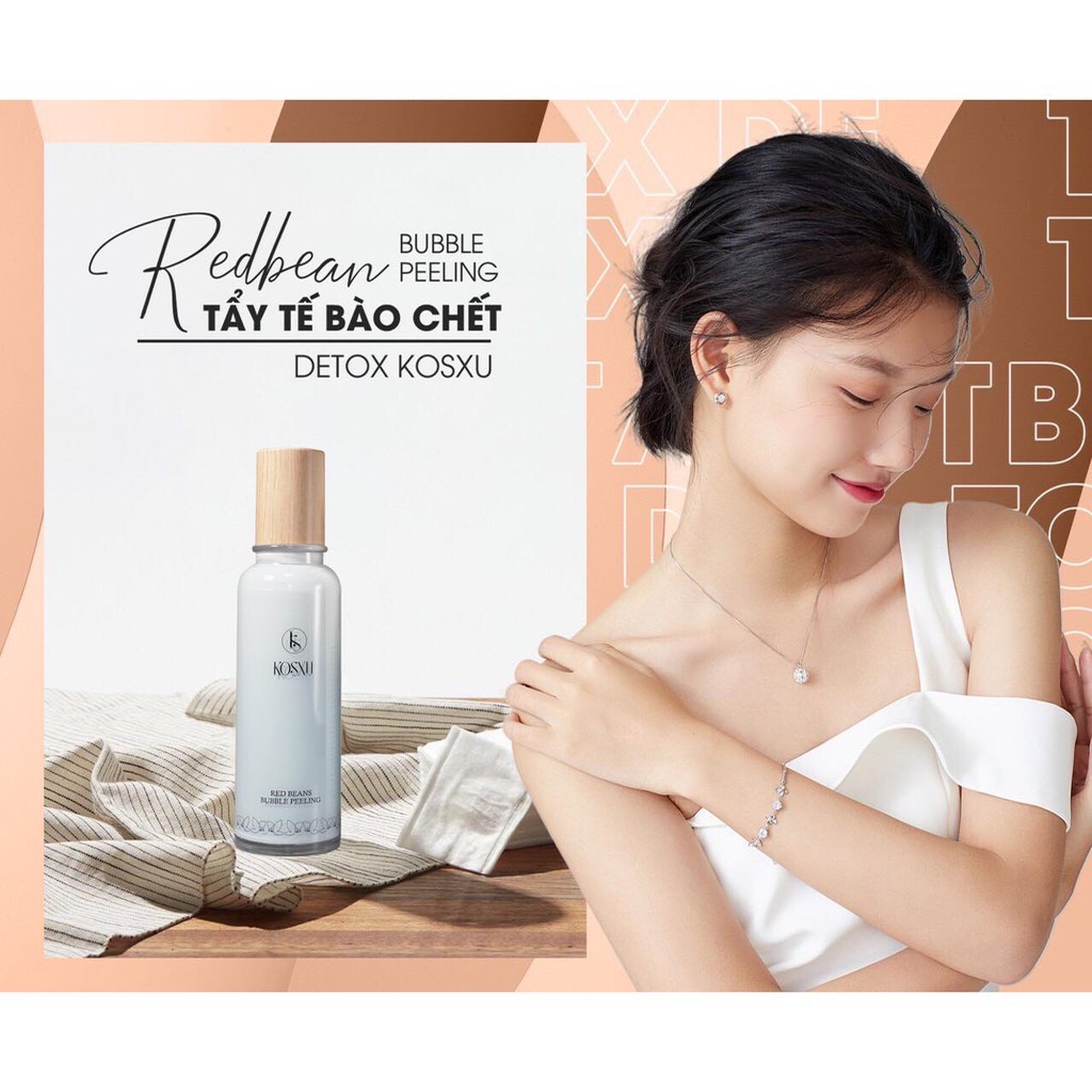 TẨY DA CHẾT DETOX KOSXU 2IN1💖FREESHIP💖TẶNG MASK
