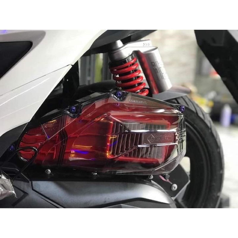 Bô E khói+lưới thép bô E K&amp;N hàng Zhi.pat gắn cho VARIO 2018/2021