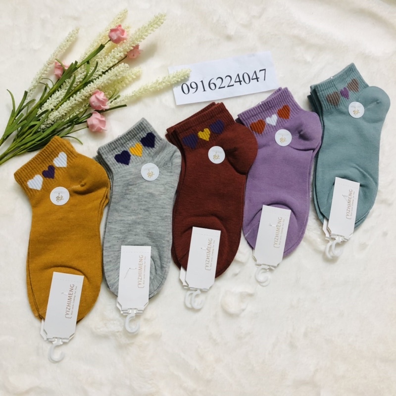 Tất nữ dễ thương, vớ hoạ tiết xinh xắn