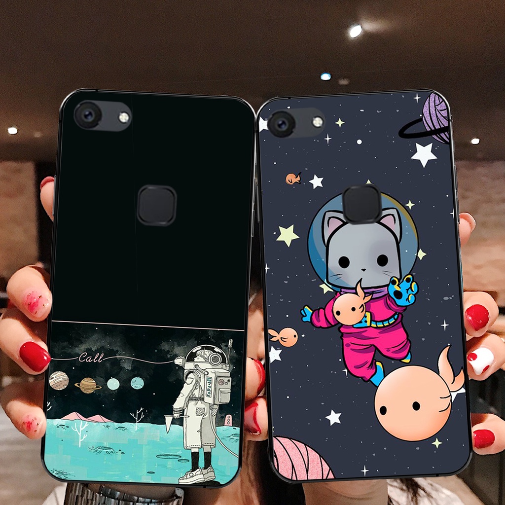 Ốp lưng Vivo V3 - Vivo V3 Max - Vivo V7 - Vivo V7 Plus mẫu  vũ trụ cute đáng yêu, ốp phi hành gia cực đẹp siêu đẹp