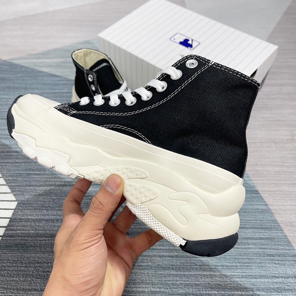Giày MLB cao cổ High NY Yankes bản cao cấp đế độn cao đủ size_Ngao Sneaker