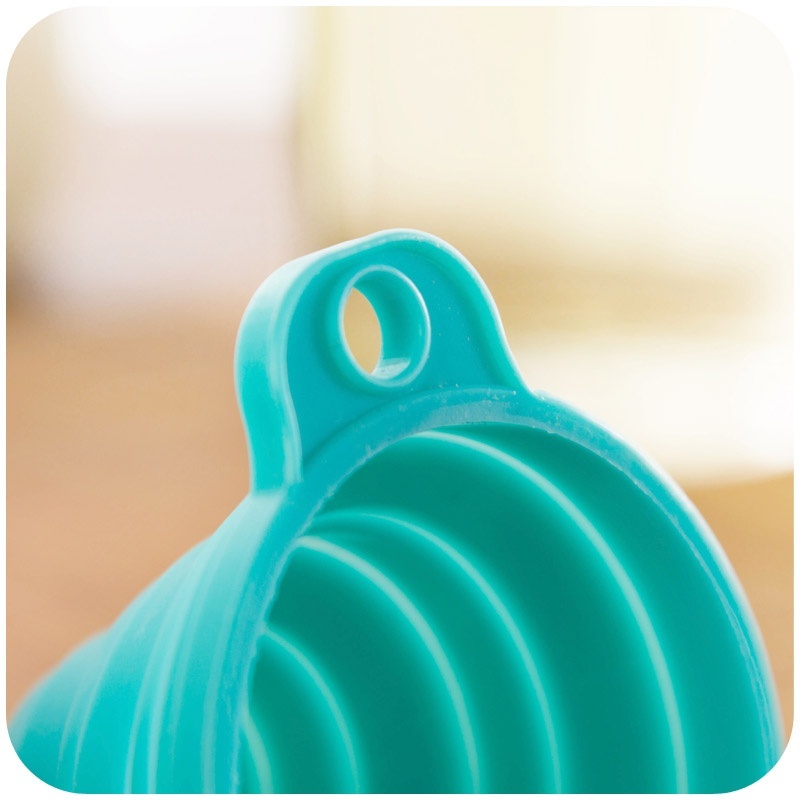Phễu Silicone Cổ Dài Gấp Gọn Tiện Lợi Dành Cho Nhà Bếp