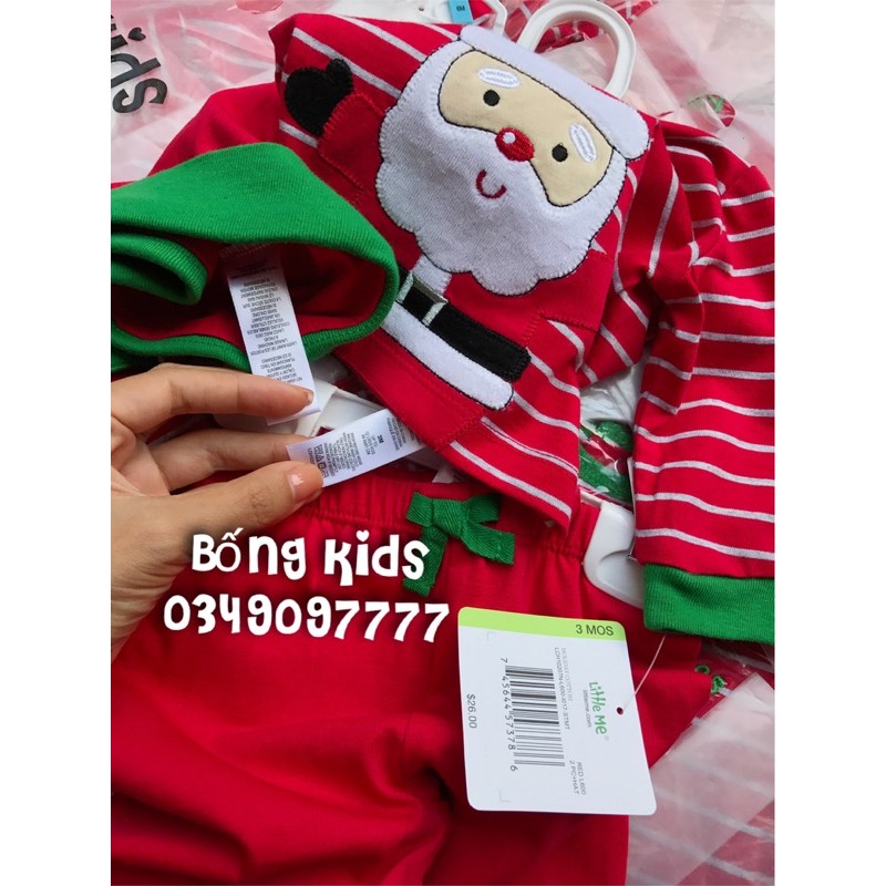 Set 3 Món Bé Trai Ông Già Noel Đỏ LittleMe