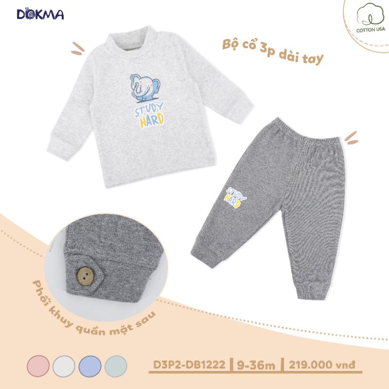 Bộ nỉ cổ 3 phân DB1222