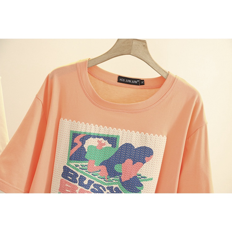 A24627 Áo thun nữ hè ngắn tay cho người mập hàng nhập