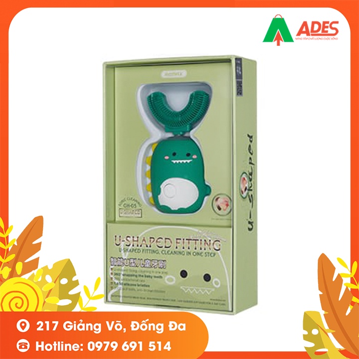 Bàn Chải Đánh Răng Điện Chữ U Remax GH-05 - BẢN QUỐC TẾ - Bảo Hành Chính Hãng 6 Tháng - Bàn Chải Thông Minh