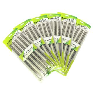 Bộ 5 Đôi đũa inox 304