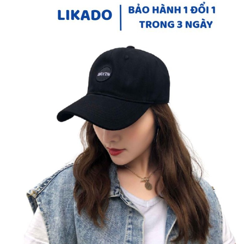 Mũ Lưỡi Trai Nữ Cao Cấp Hàn Quốc LIKADOthêu chữ thời trang Unisex 2021( LKD02)