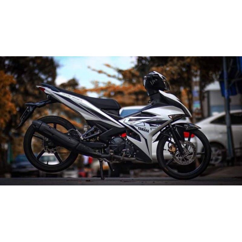 tem rời exciter 150 trắng mx - decal ruby