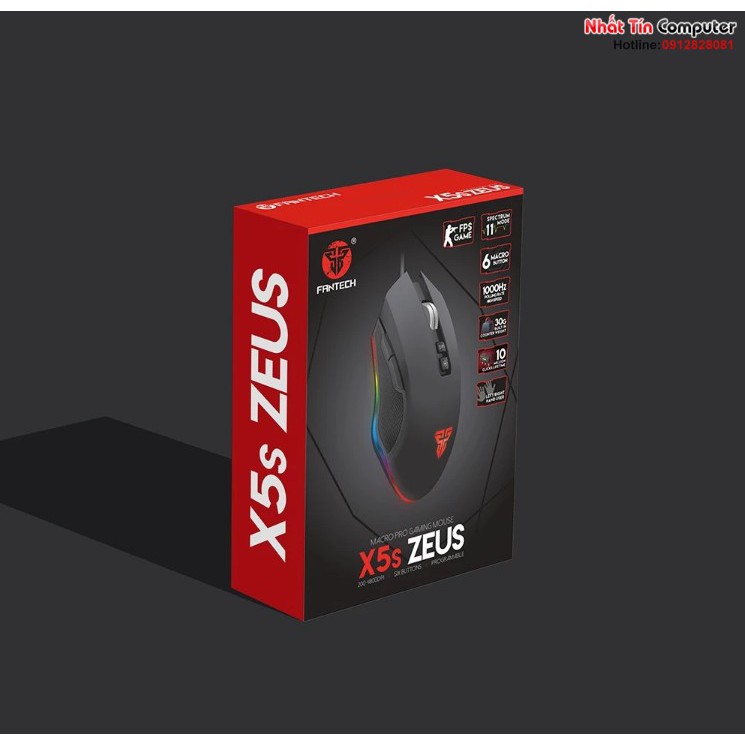 Chuột Gaming FanTech Zeus X5s chất lượng cao