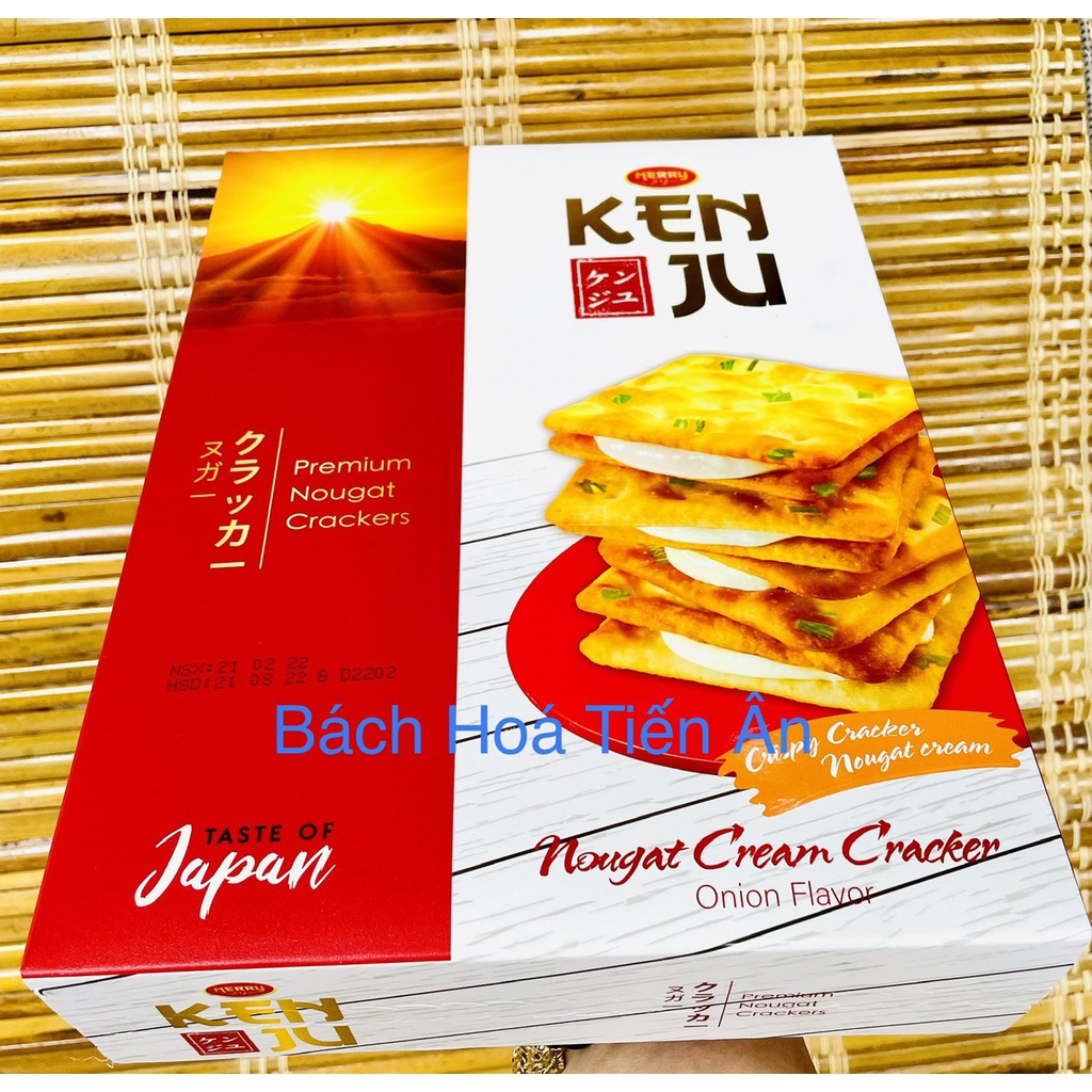 Bánh quy Richy KenJu giòn kem dẻo 186gr - 310gr - hương vị Nhật