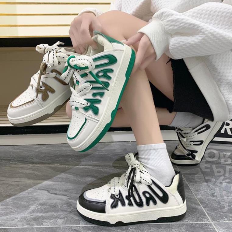 Giày thể thao nữ độn đế cao cấp Giầy sneaker DPIDE đen trắng phong cách Ulzzang Hot trend 2022