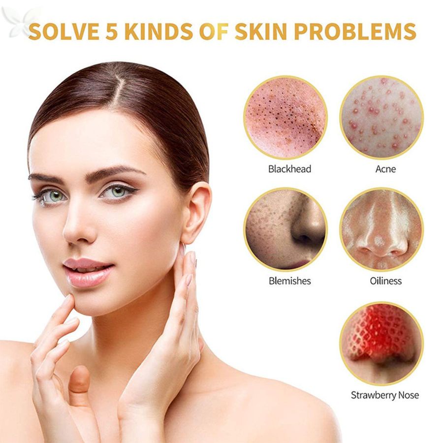 Mặt nạ lột hút mụn đầu đen làm sạch sâu lỗ chân lông vàng 24K