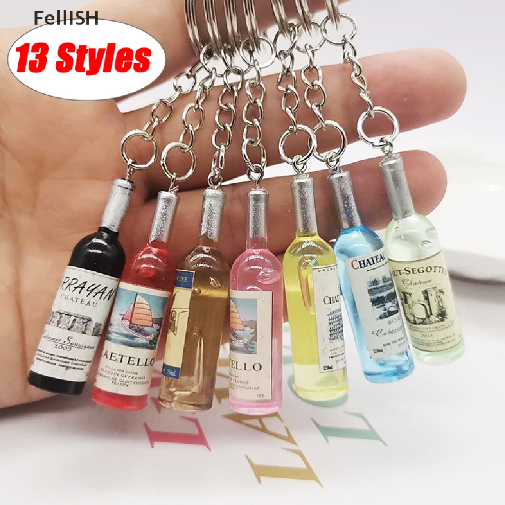 Móc Khóa Hình Chai Bia Bằng Acrylic 439br
