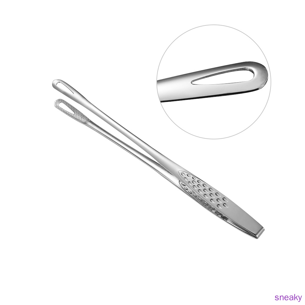 Kẹp gắp thức ăn bằng thép không gỉ chống trượt tiện dụng an toàn