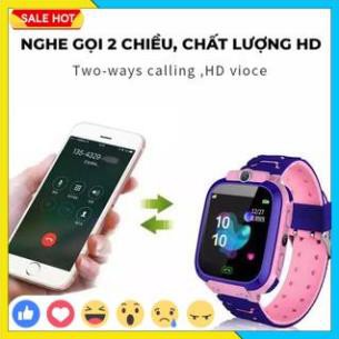 Đồng Hồ Thông Minh Định Vị Trẻ Em Q12, Đồng Hồ Giám Sát, Gọi Điện, Video Call, Chống Nước Ip67, Bảo Hành 12 Tháng