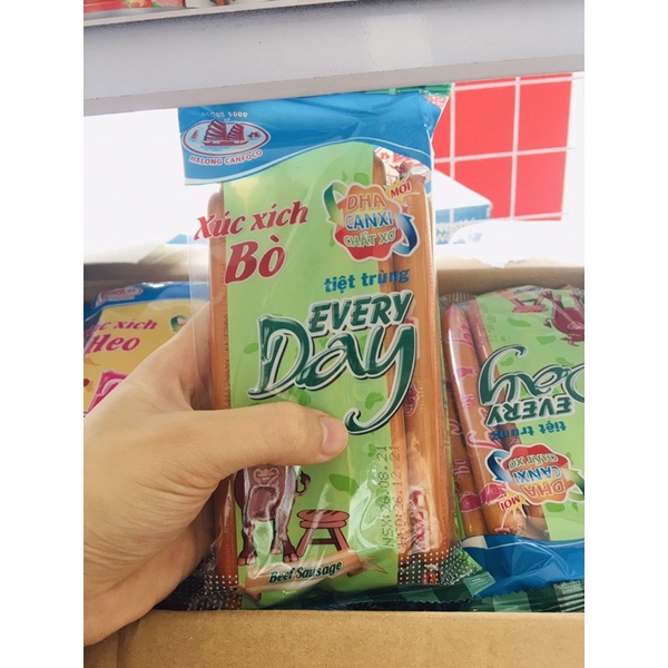 10 cây xúc xích bò/ lợn Every Day-Hạ Long 250g