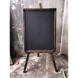Bảng đen menu nau 50*70 và giá đỡ