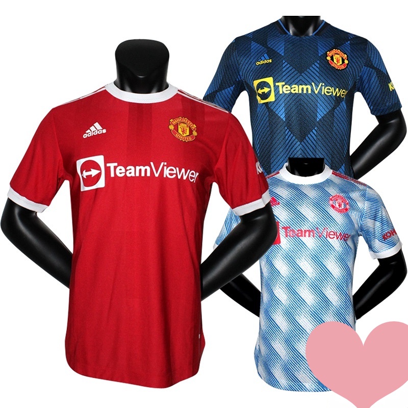 Áo Thun Đá Banh Số 21 22 In Logo Man Utd