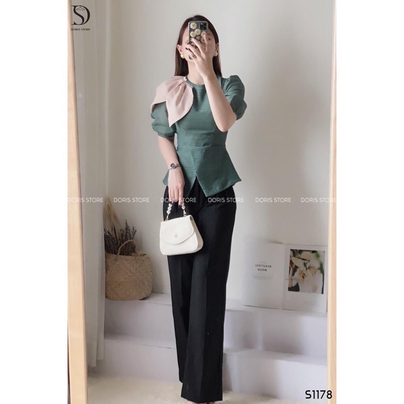 Bigsize (55-90kg)SÉT BỘ ÁO LÁ CÚC NGỌC + QUẦN XUÔNG
