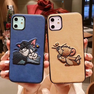 Ốp điện thoại thêu Tom & Jerry