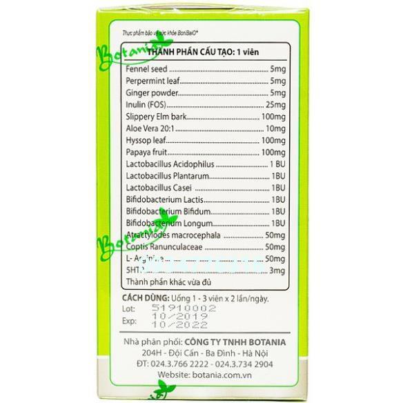 ✅ BoniBaio (Hộp 30 viên) - Tăng cường tiêu hóa, cho người viêm đại tràng