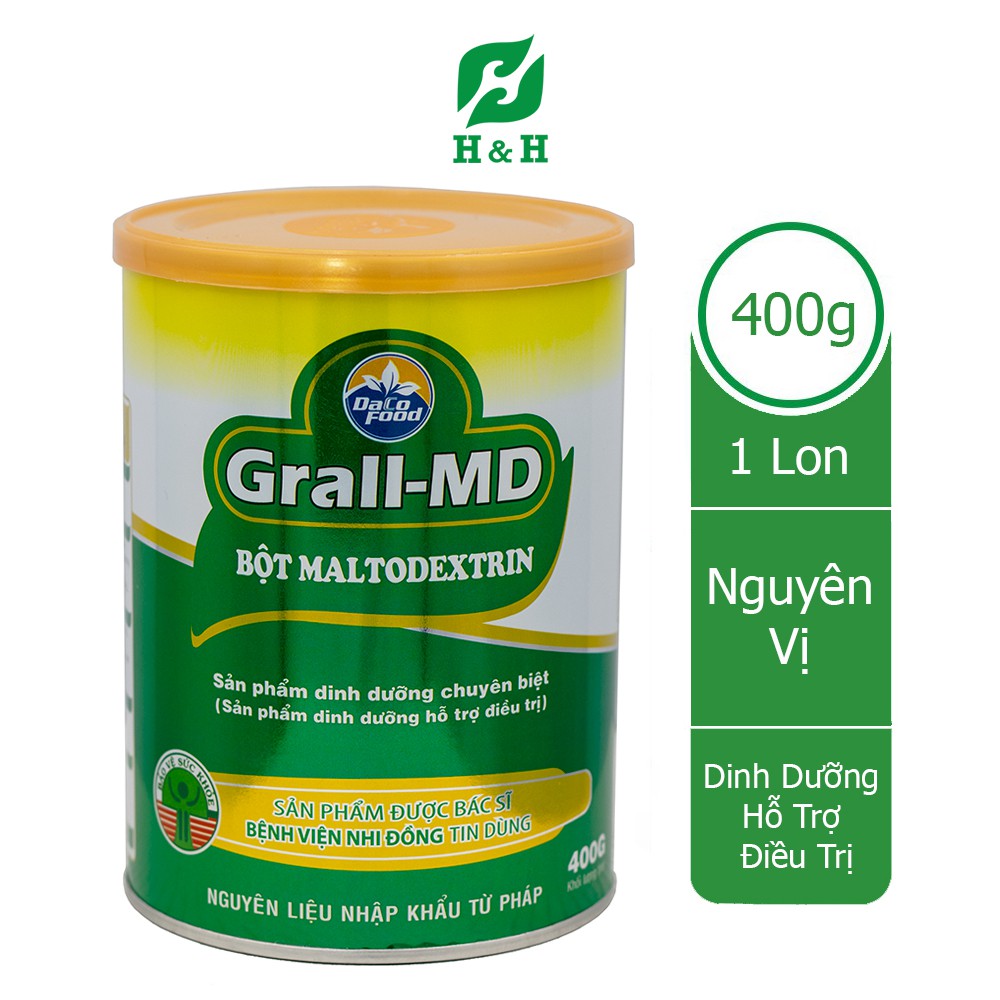 Bột MALTODEXTRIN GRALL MD cho trẻ suy dinh dưỡng, bổ sung năng lượng ở người lớn - 400g