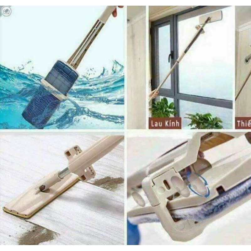 Chổi lau nhà tự vắt