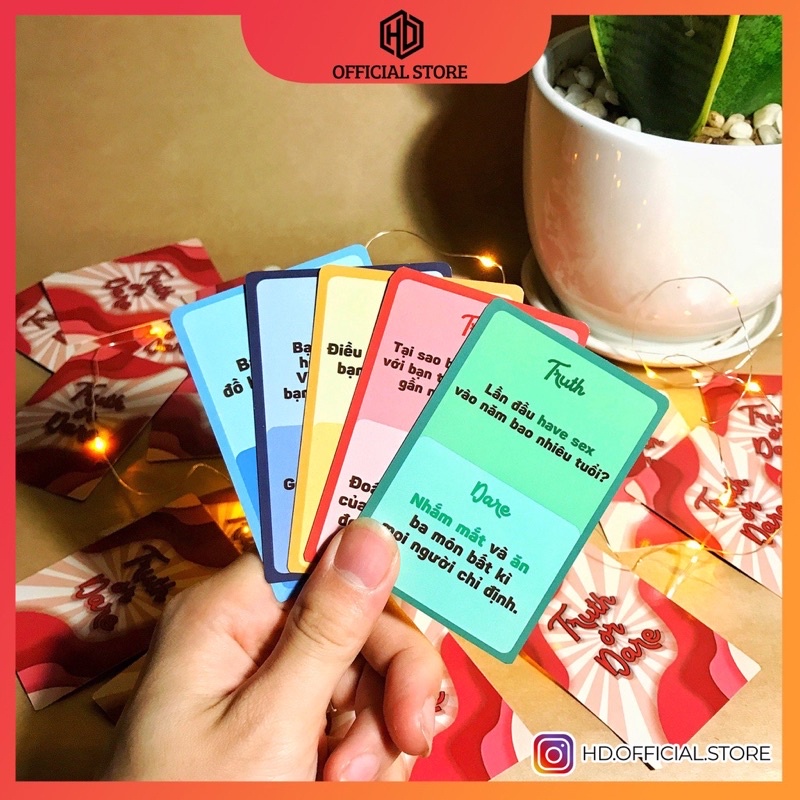 Bộ Bài Nói Hay Làm - Truth Or Dare Việt Hóa Drinking Card Game, Hot Trend Đi Nhậu Tạo Sự Thú Vị Gắn Kết Tình Bạn