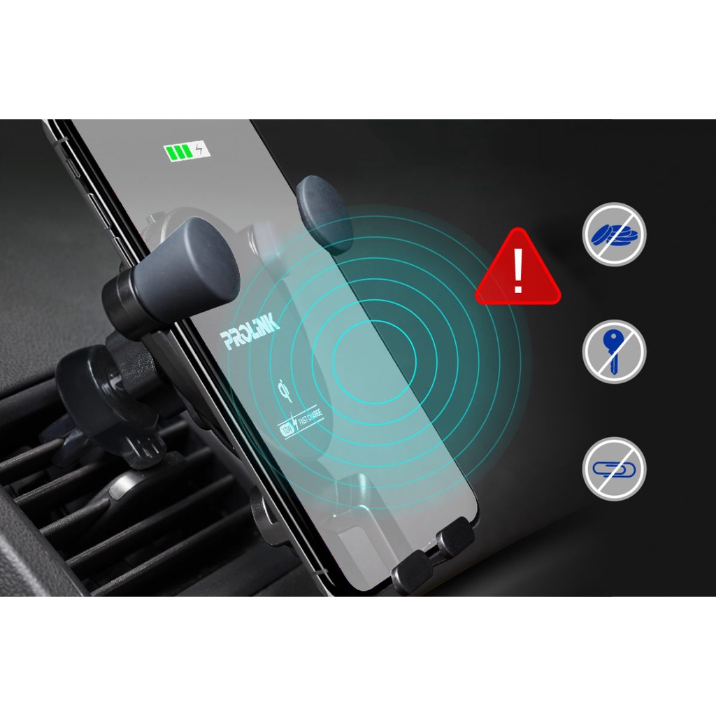 Giá Đỡ Điện Thoại Kiêm Sạc Không Dây Nhãn Hiệu PROLiNK PQC1006 - Bảo Hành 12 Tháng | BigBuy360 - bigbuy360.vn