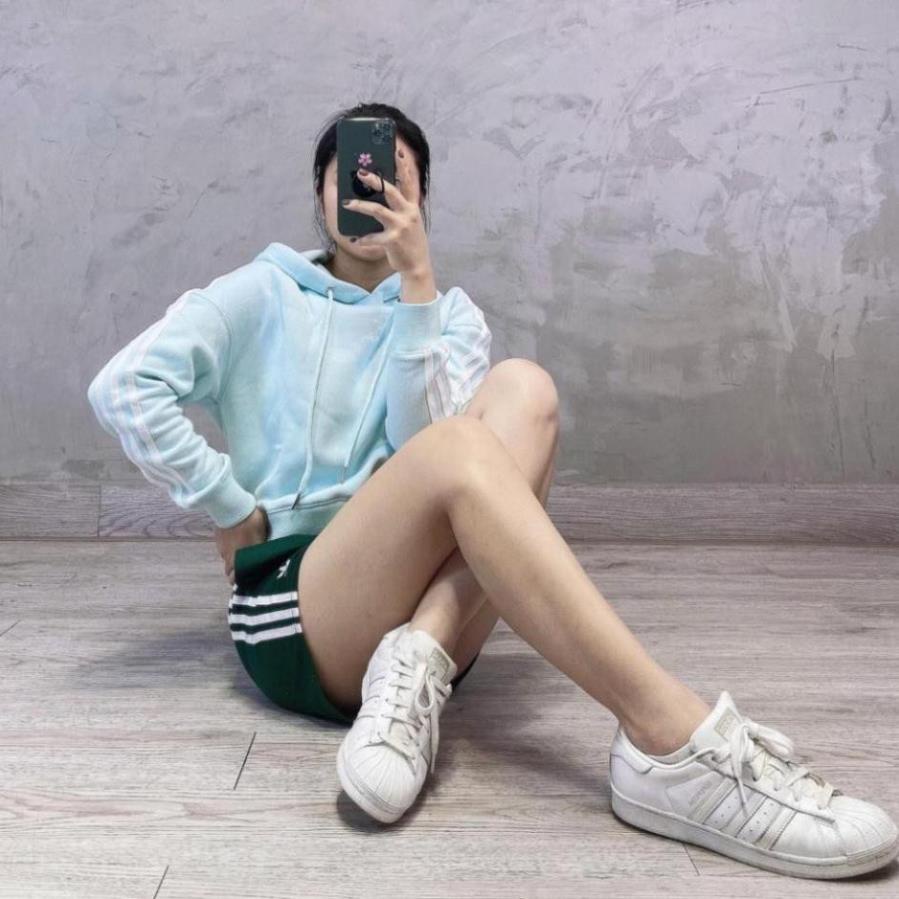 Áo Thể Thao Nam Nữ [Cropped Hoodie] Mint Green [ĐỒ TẬP GYM]