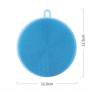 Miếng rửa bát silicon, có Quai Treo tiện dụng( Có thể đồ uống, ăn lót nóng)