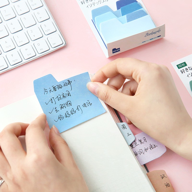 Set 60 tờ giấy dán ghi chú SeamiArt tiện lợi