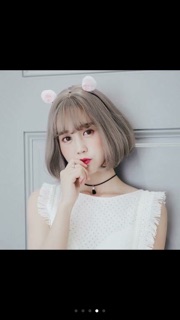 Tóc giả bob cao cấp+ tặng lưới chùm tóc