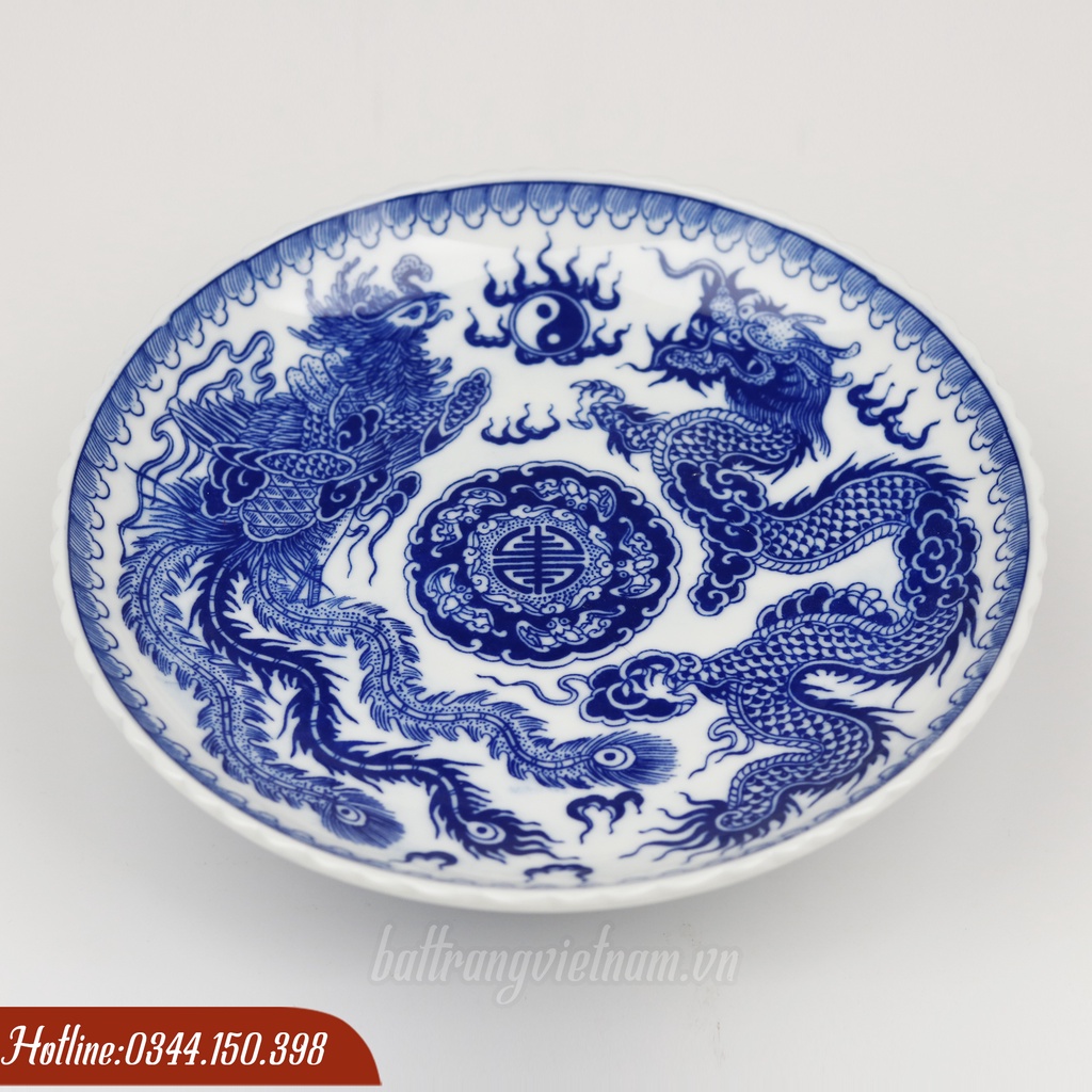 Đĩa bày ngũ quả/ Mâm bồng Gốm sứ Bát Tràng