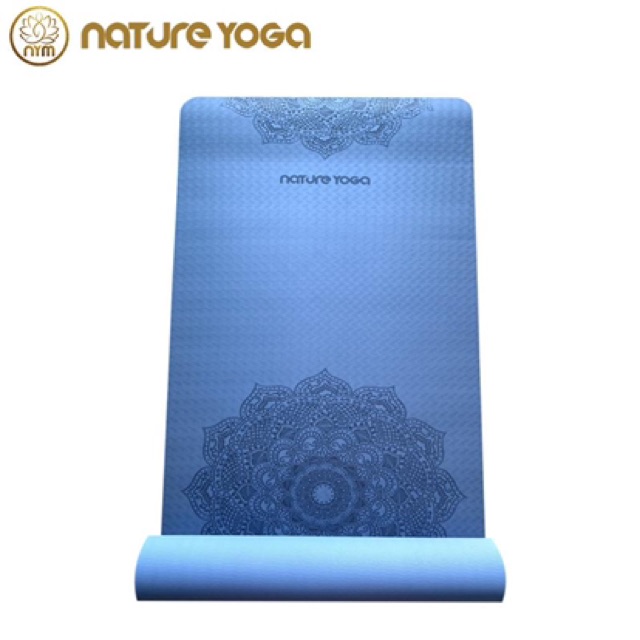 Thảm Yoga Hoa Văn Mandala Nature 6mm 2 lớp Cao Cấp