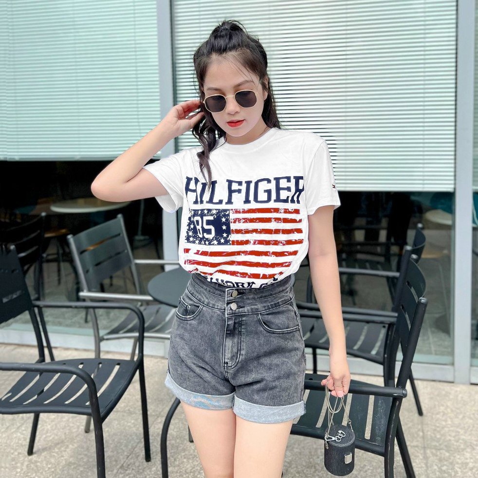 Áo Thun T.om.my Chuẩn Hàng Xuất Xịn, Chất Liệu 100% Cotton Mềm Mịn.