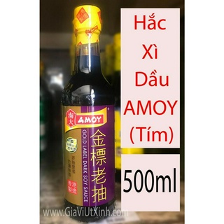 HẮC XÌ DẦU AMOY 250ML - 500ML (TÍM) - AMOY GOLD LABEL DARK SOY SAUCE