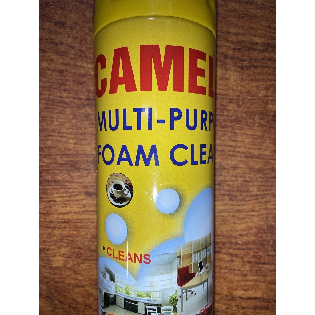 Chai vệ sinh nội thất ô tô đa năng dạng bọt Camel đẩy ngay mùi hôi trong xe chai 650ml - CS0000052