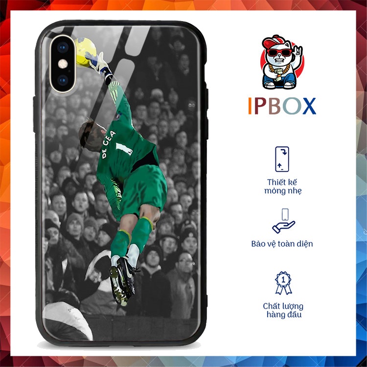 Ốp Lưng MU Thủ Môn David De Gea Quỷ Đỏ nhựa dẻo cho IPHONE X/Xs/Xs Max/11/11Pro/11 promax/12 pro/12 pomax LPC12120608