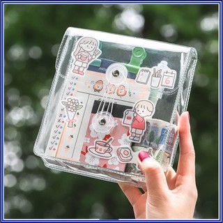 Túi nhựa dẻo trong suốt phong cách Korea