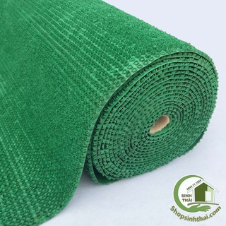 Thảm nhựa gai hoa cúc màu xanh lá - chống trơn trượt - [ 50cm x khổ 90cm ] - cắt liền thành 1 tấm lớn
