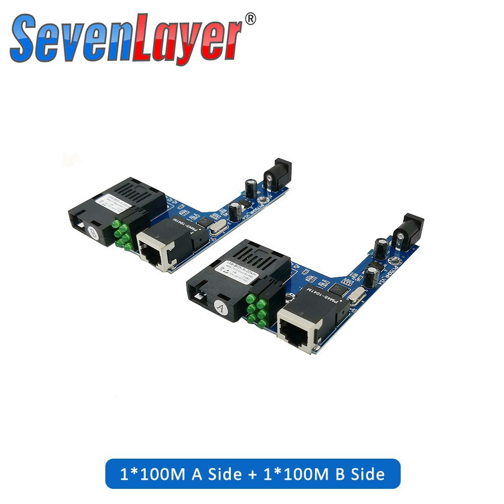 Bảng Mạch Chuyển Đổi Htb 3100 Pcb 1sc 1rj45 Đơn Giản 10/100m