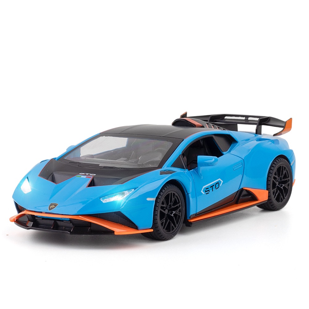 Mô hình xe Lamborghini Huracan STO tỉ lệ 1:24 hãng JINLIFANG