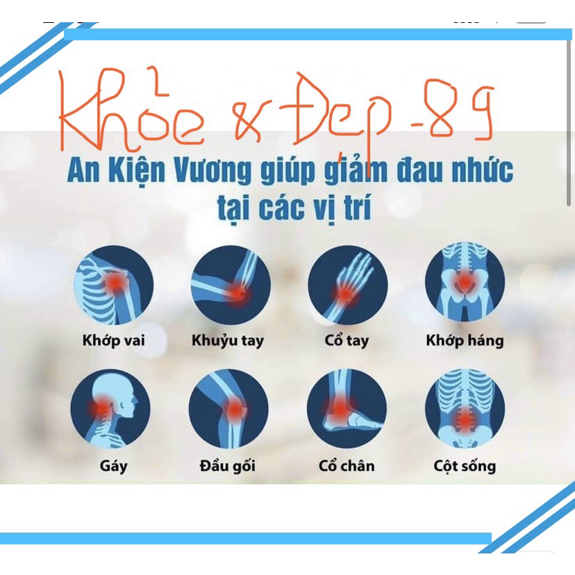 AN KIỆN VƯƠNG- GIẢM THOÁI HÓA KHỚP - HỔ TRỢ LÀM TRƠN Ổ KHỚP.