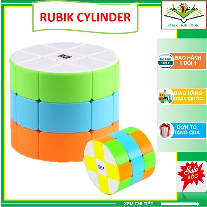 Rubik Cylinder 3x3 - Rubik Biến Thể Hình Trụ Tròn (RB011)